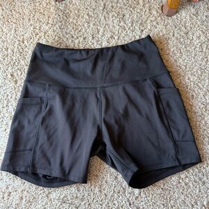 JCPenney Women's Charcoal Bike Shorts